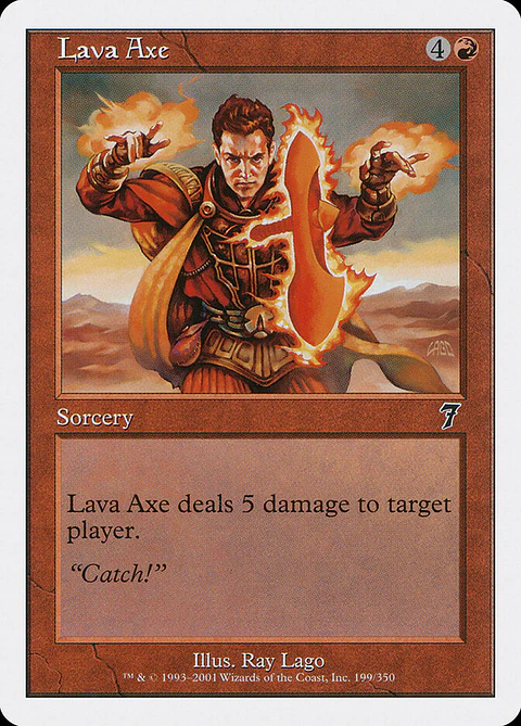 Lava Axe (Retro Frame)