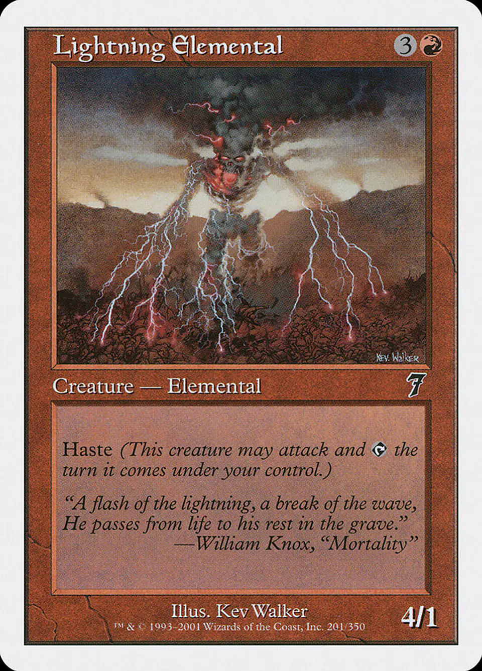 Lightning Elemental (Retro Frame) 1