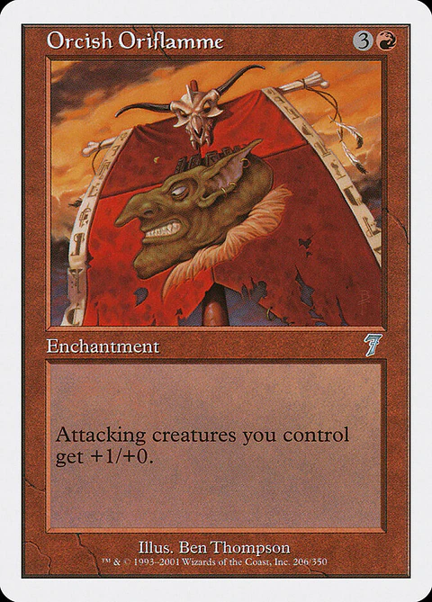 Orcish Oriflamme (Retro Frame)