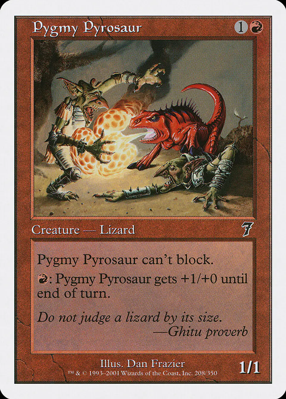 Pygmy Pyrosaur (Retro Frame) 1