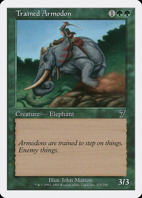Trained Armodon (Retro Frame)