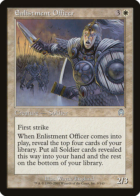 Enlistment Officer (Retro Frame)
