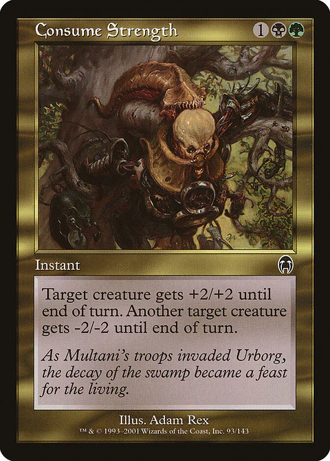 Consume Strength (Retro Frame)