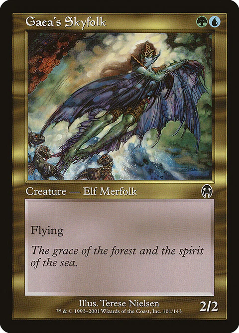 Gaea's Skyfolk (Retro Frame)