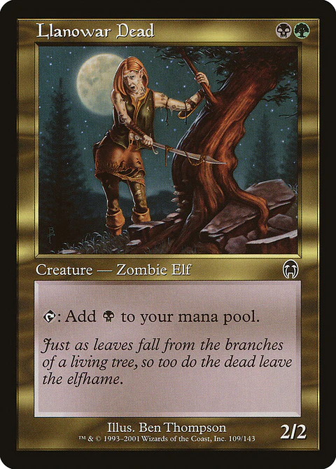 Llanowar Dead (Retro Frame)