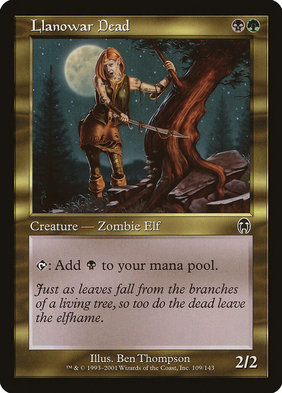 Llanowar Dead (Retro Frame) 1