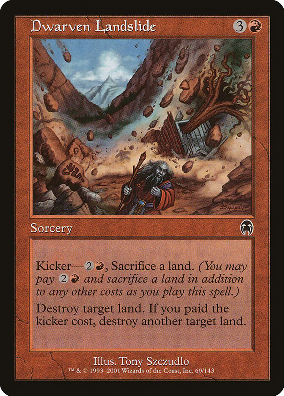 Dwarven Landslide (Retro Frame) 1
