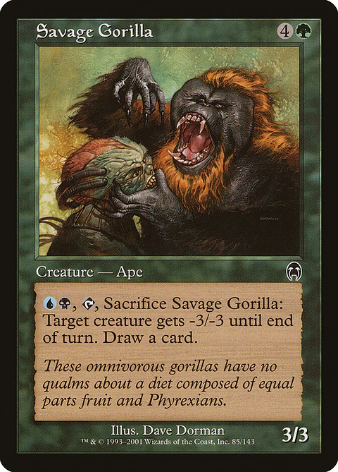 Savage Gorilla (Retro Frame)