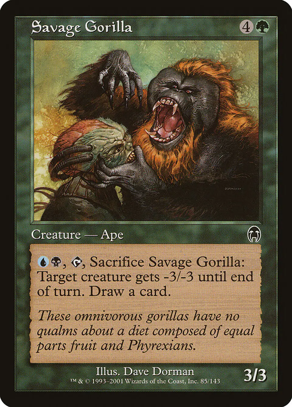 Savage Gorilla (Retro Frame) 1
