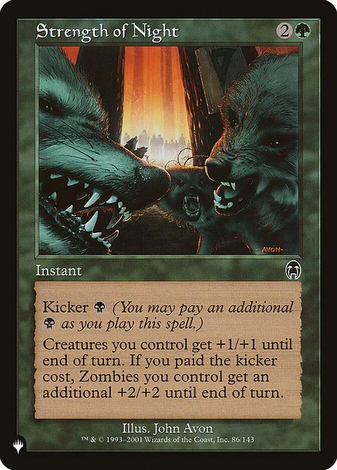 Strength of Night (The List)