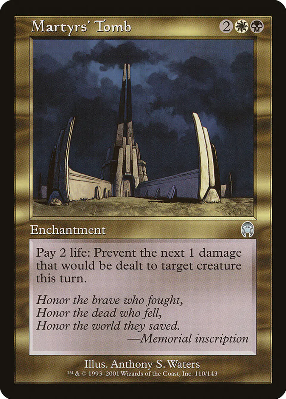 Martyrs' Tomb (Retro Frame) 1