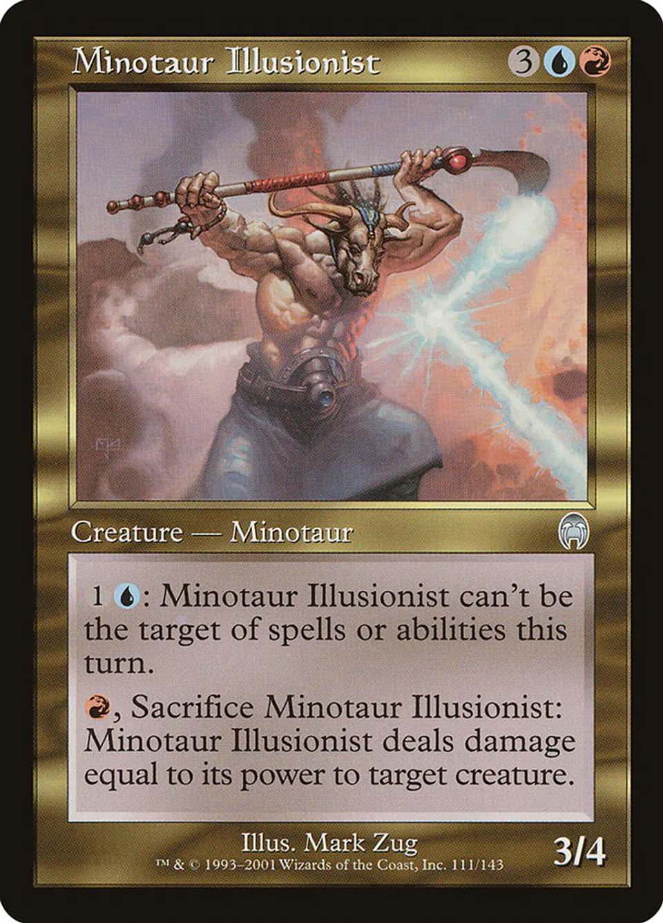 Minotaur Illusionist (Retro Frame) 1