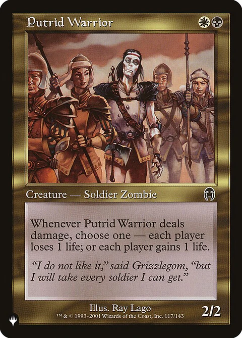 Putrid Warrior (The List)