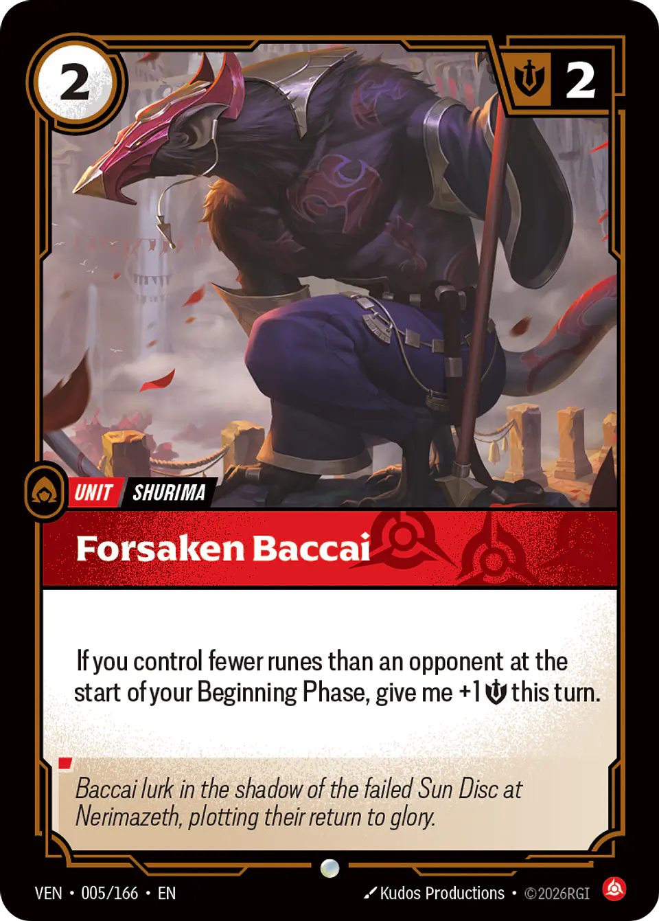 Forsaken Baccai 1