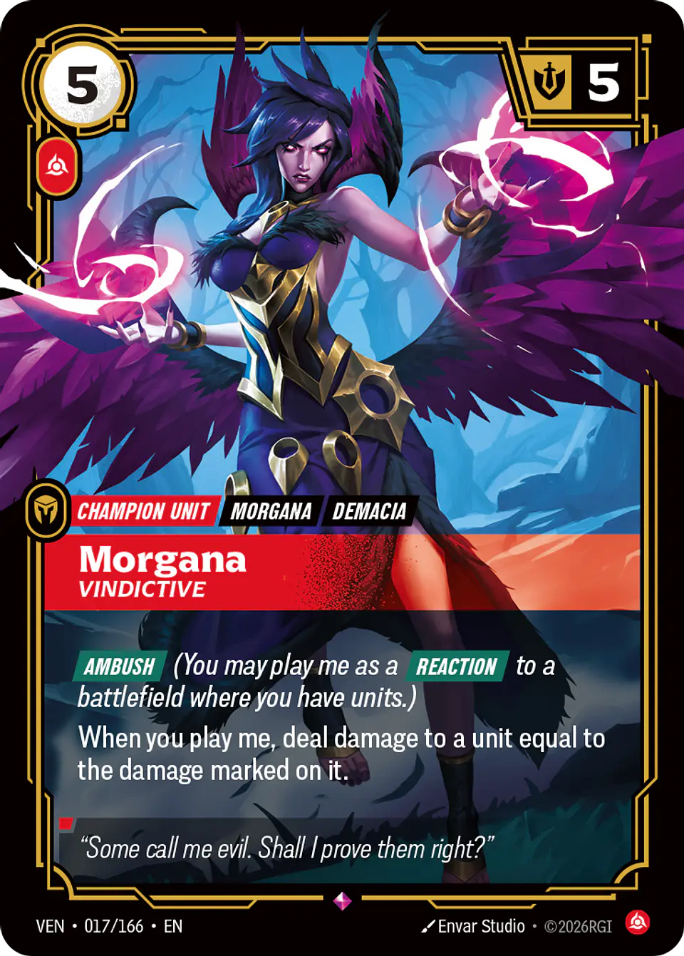 Morgana, Vindictive 1