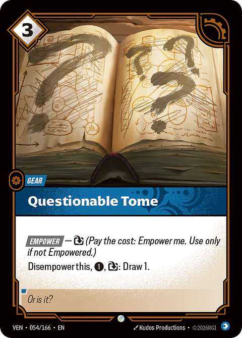 Questionable Tome