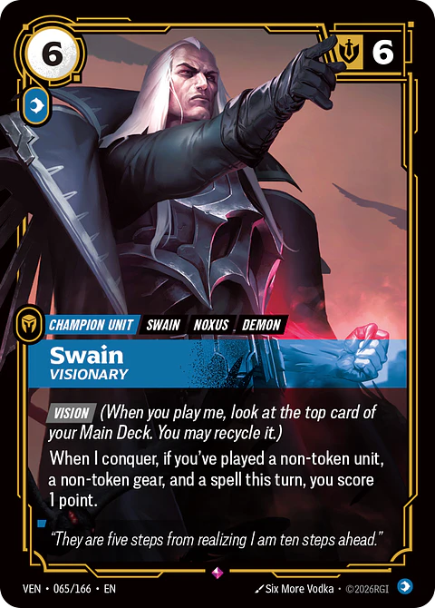 Swain, Visionary