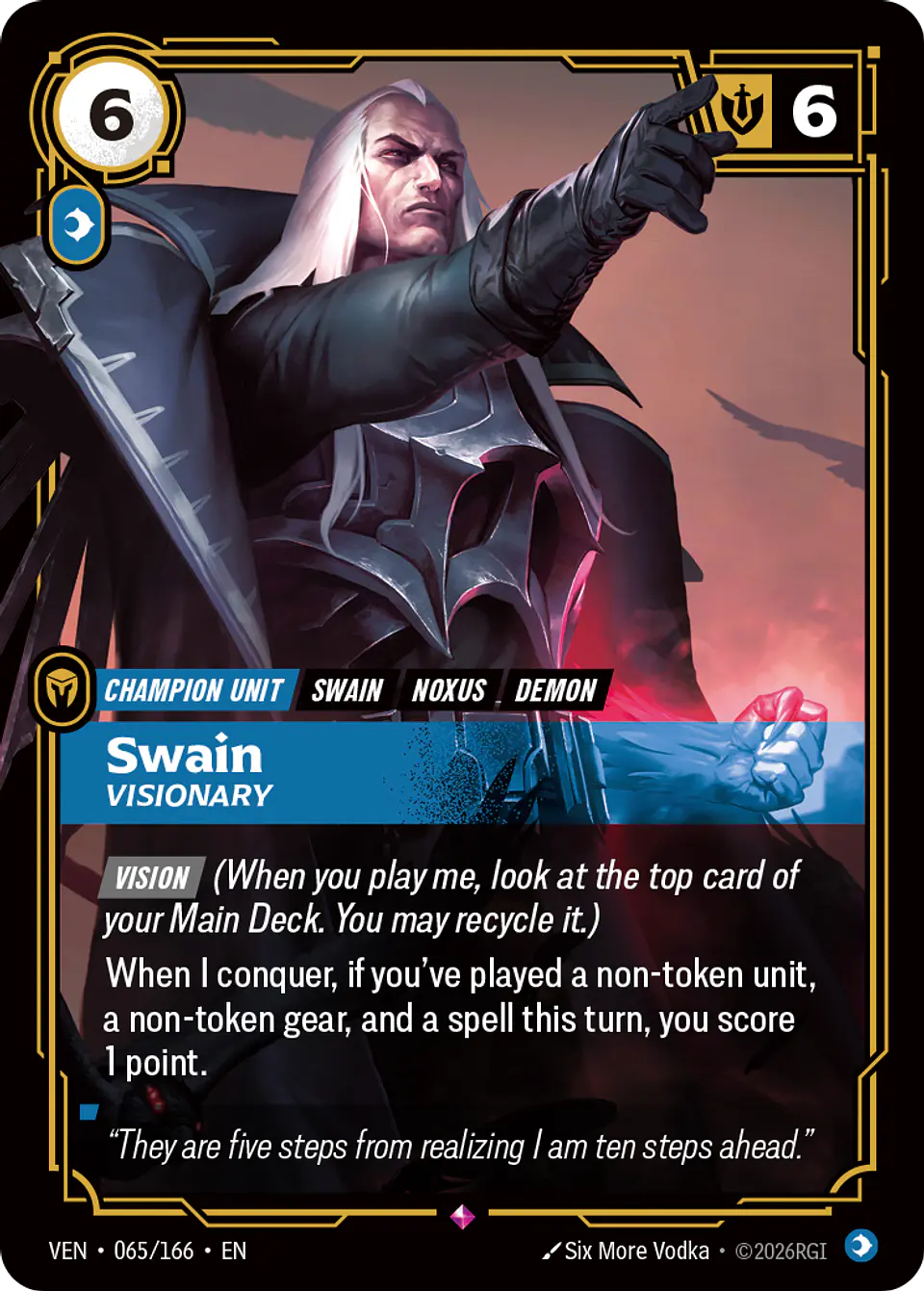 Swain, Visionary 1