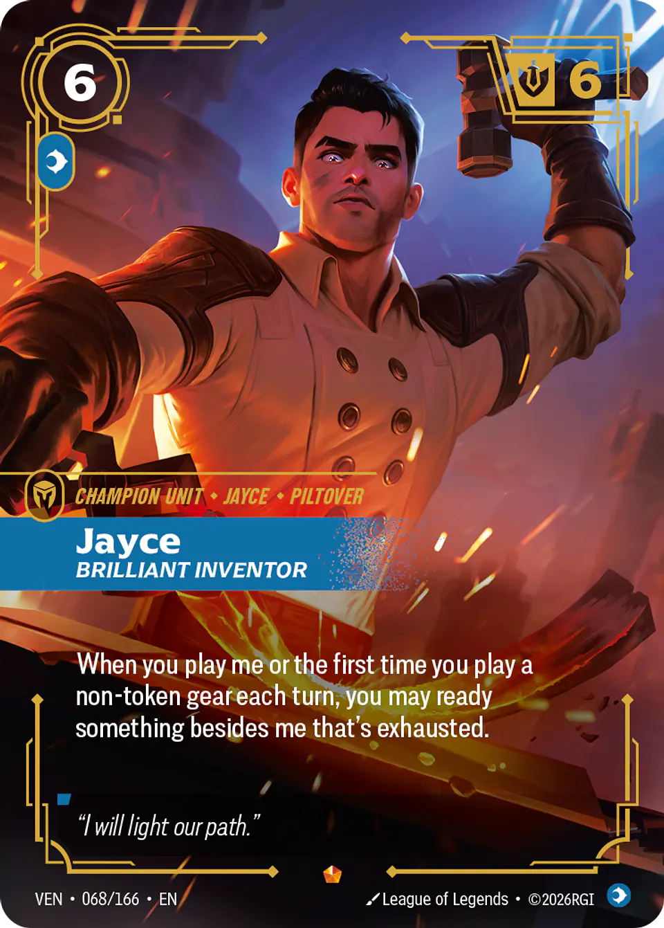 Jayce, Brilliant Inventor 1