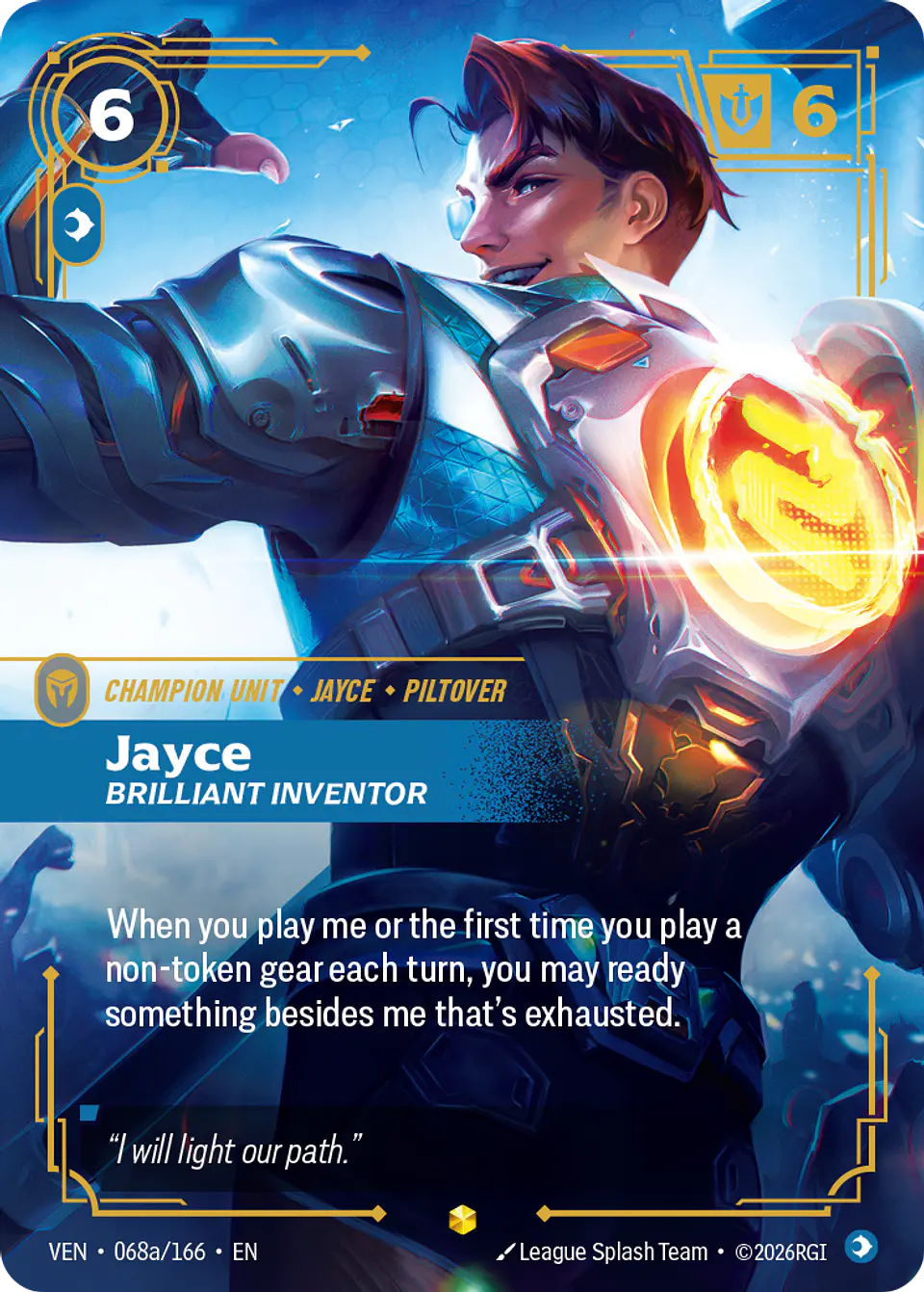 Jayce, Brilliant Inventor 1