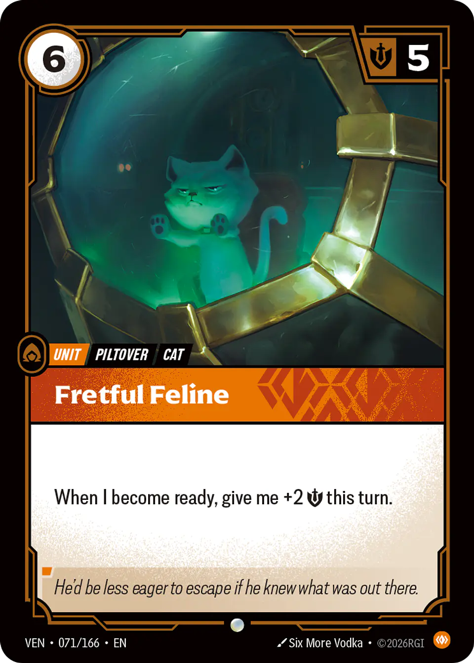 Fretful Feline 1