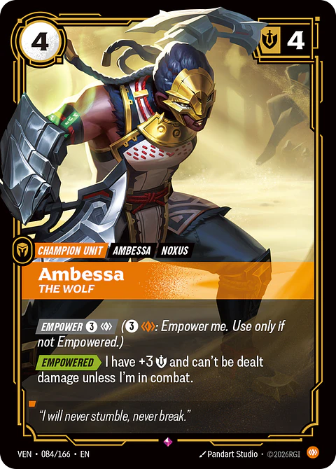 Ambessa, The Wolf