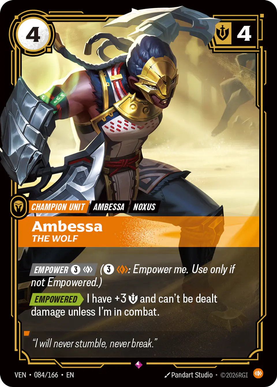 Ambessa, The Wolf 1