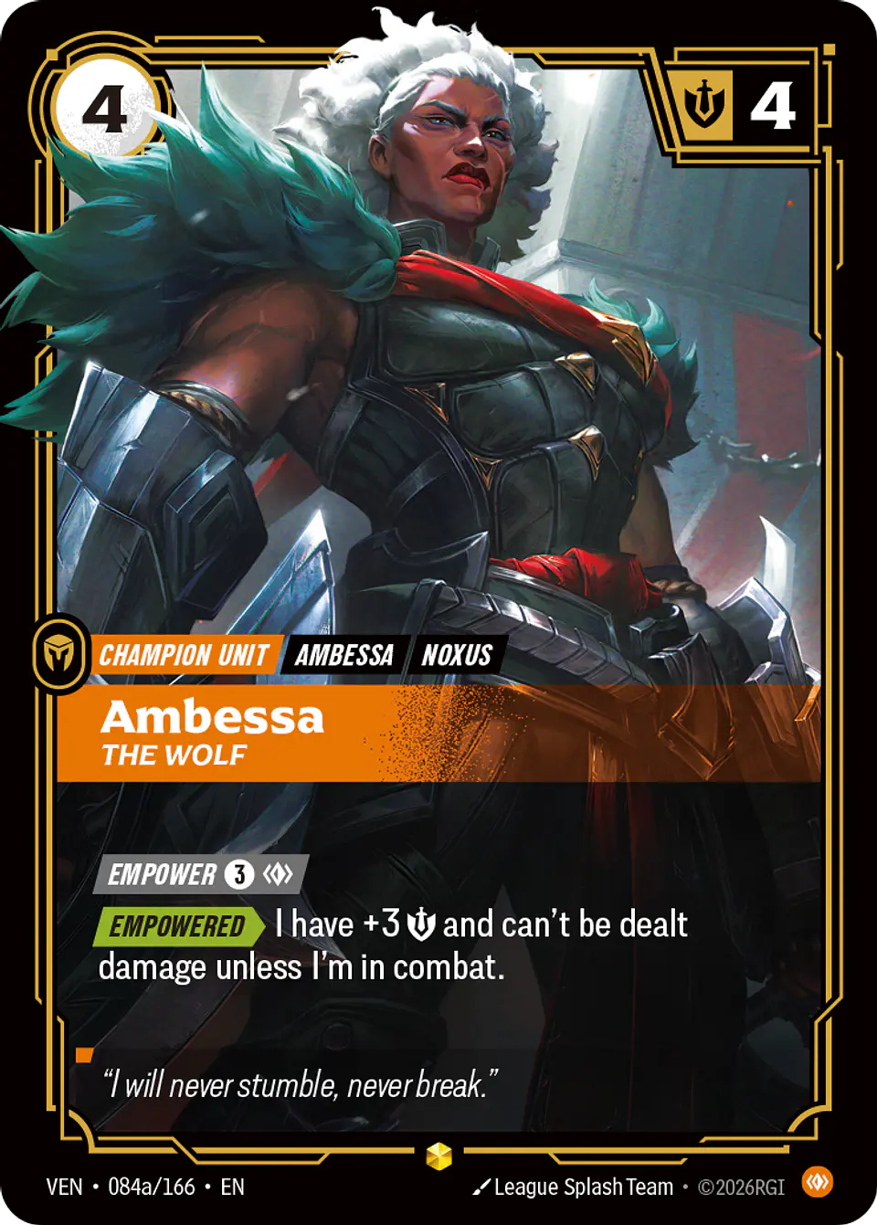 Ambessa, The Wolf 1