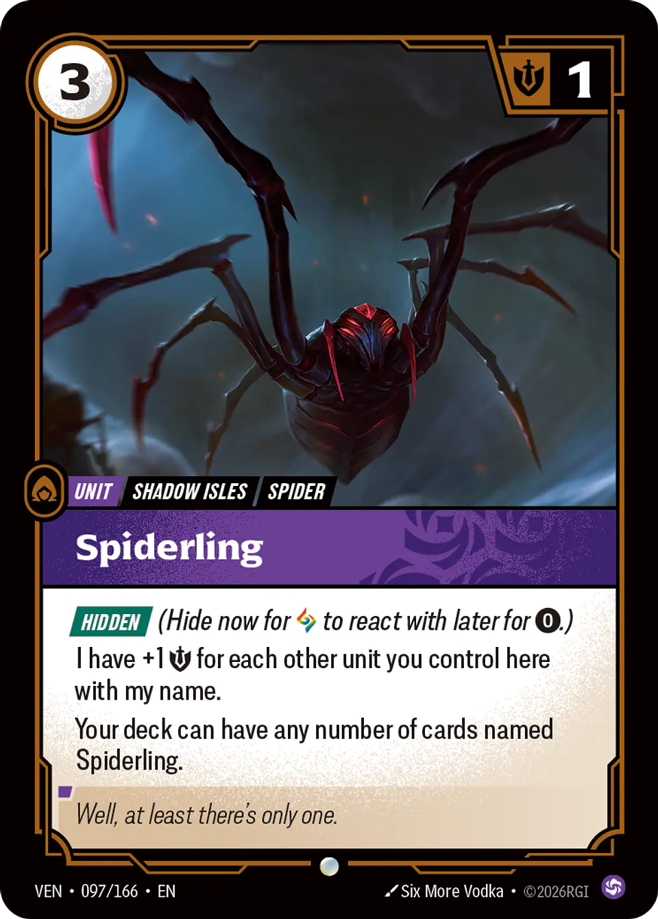 Spiderling 1