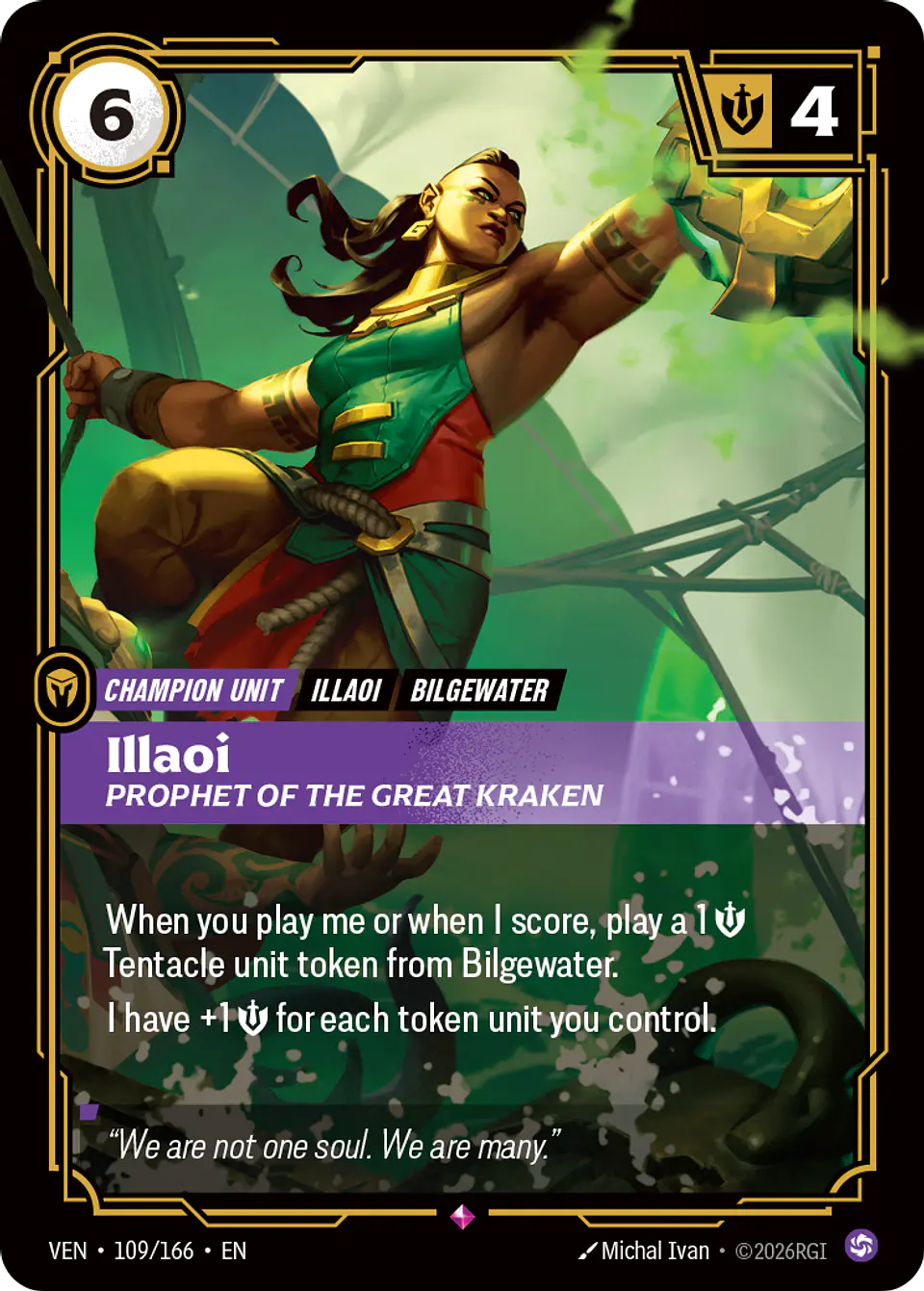 Illaoi, Prophet of the Great Kraken 1