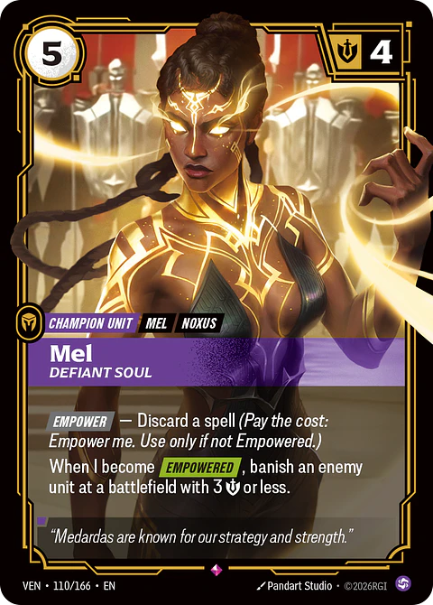 Mel, Defiant Soul