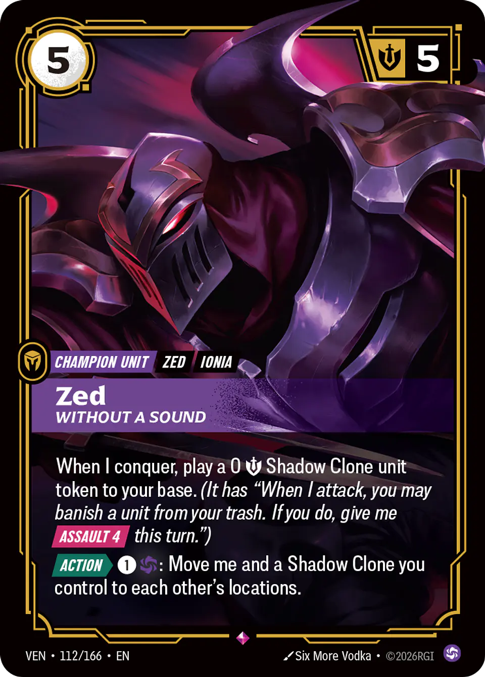Zed, Without a Sound 1