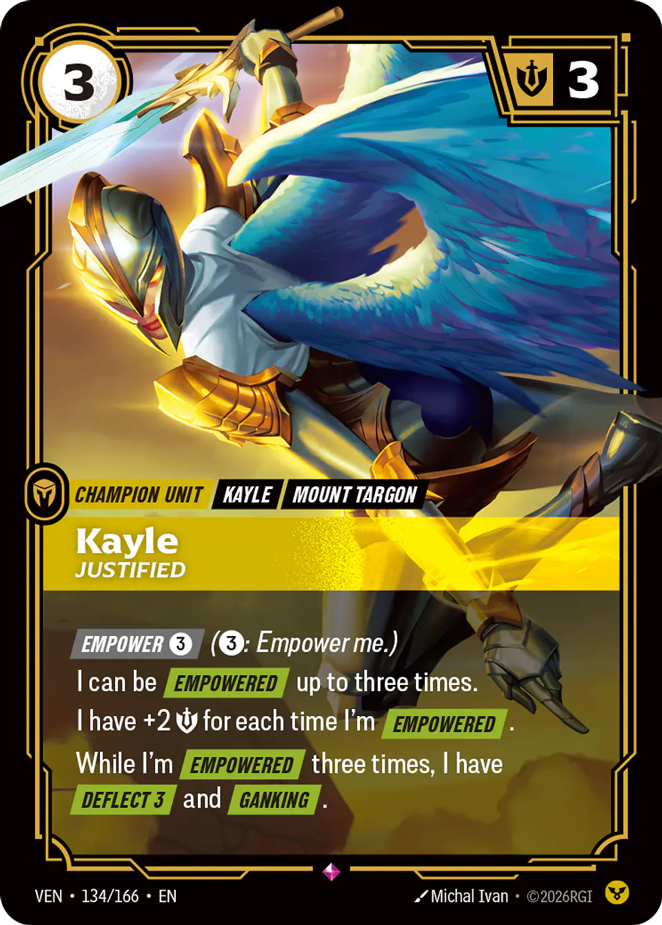 Kayle, Justified 1