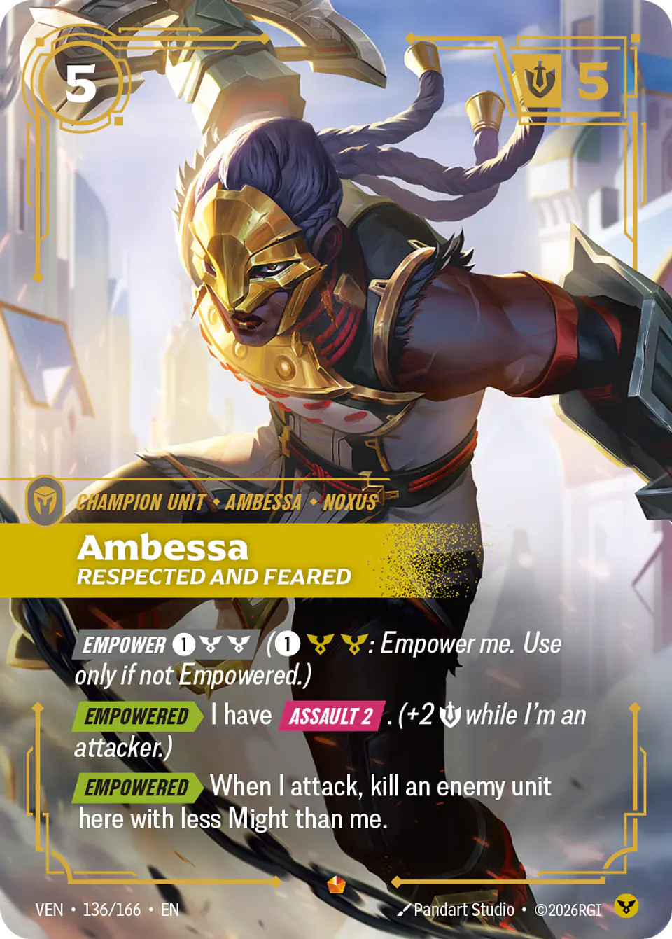 Ambessa, Respected and Feared 1