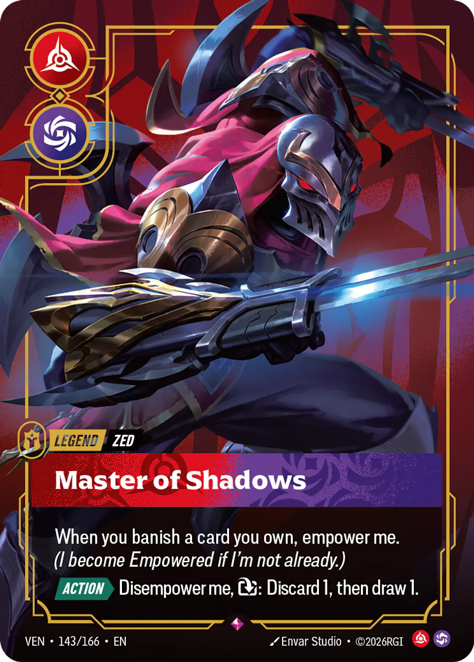Zed - Master of Shadows 1