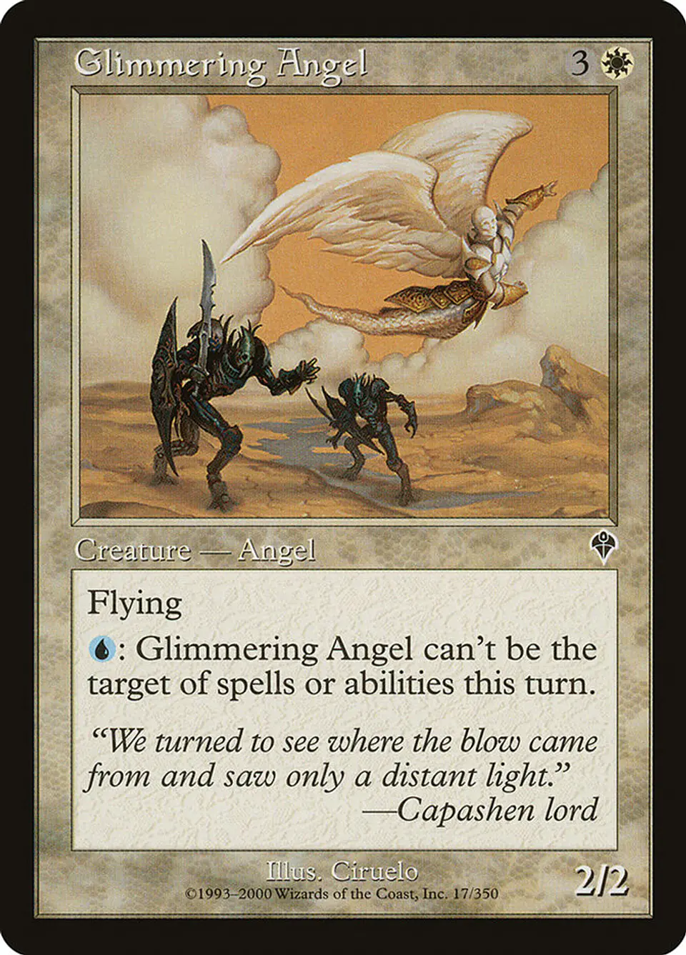 Glimmering Angel (Retro Frame) 1