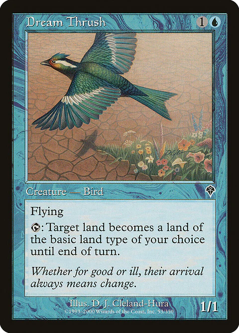 Dream Thrush (Retro Frame)