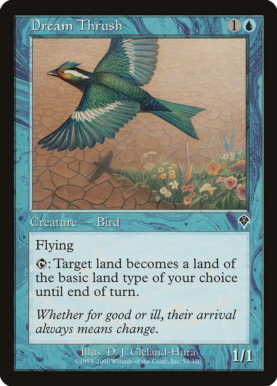 Dream Thrush (Retro Frame) 1