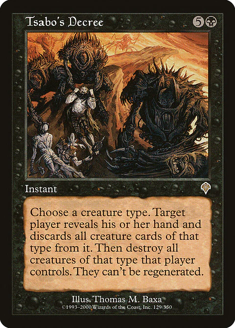 Tsabo's Decree (Retro Frame)