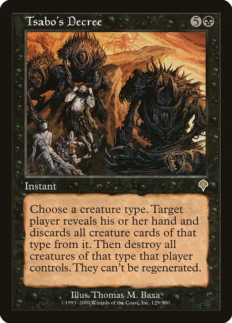 Tsabo's Decree (Retro Frame) 1