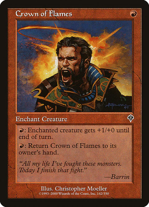 Crown of Flames (Retro Frame)
