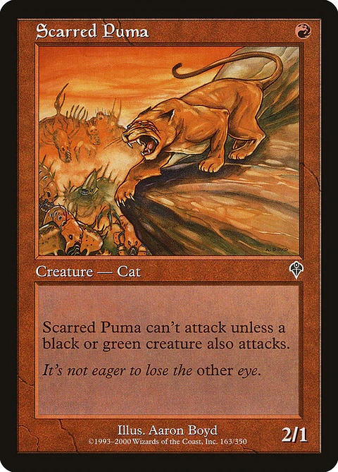 Scarred Puma (Retro Frame)