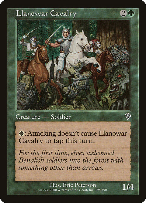 Llanowar Cavalry (Retro Frame)