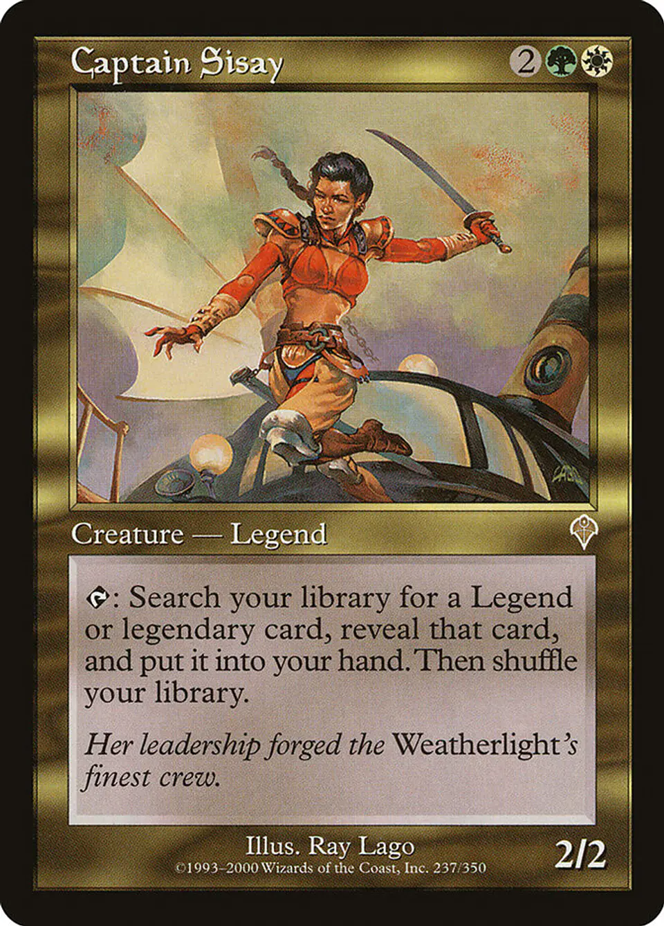Captain Sisay (Retro Frame) 1