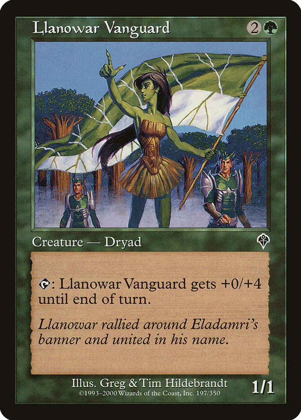 Llanowar Vanguard (Retro Frame) 1