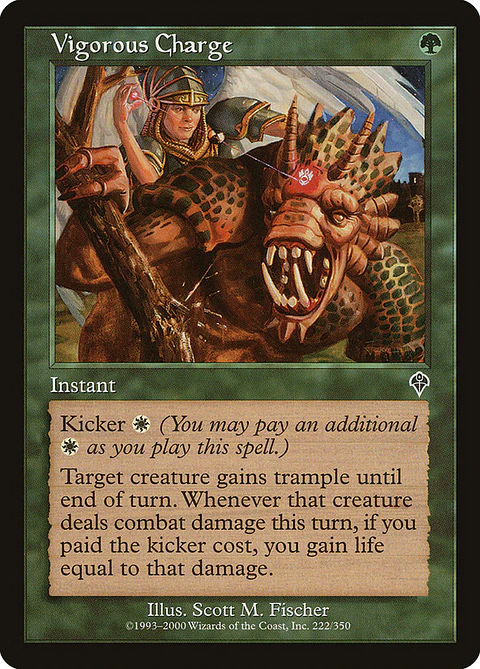 Vigorous Charge (Retro Frame)