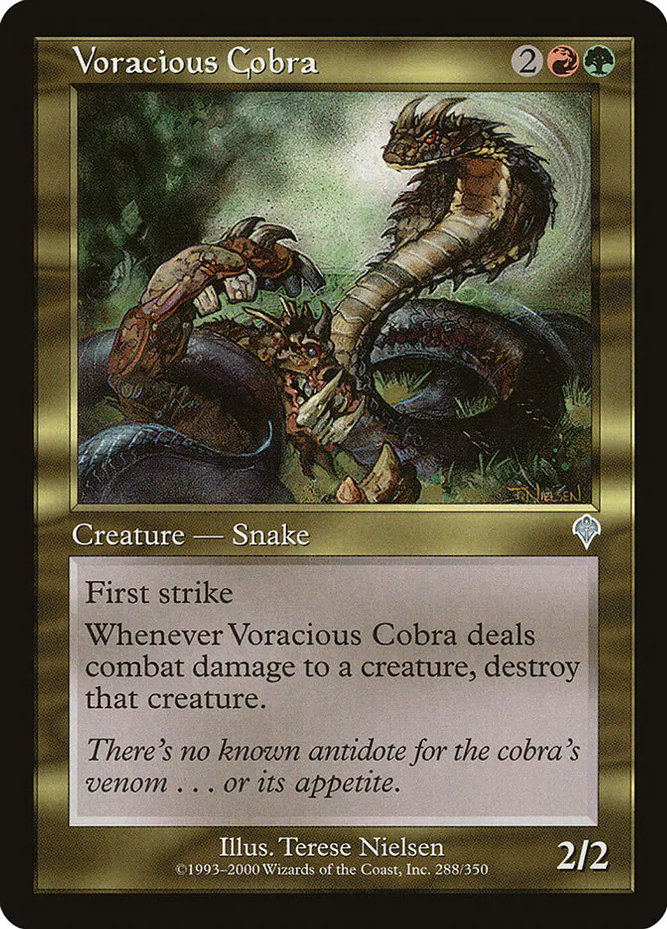 Voracious Cobra (Retro Frame) 1