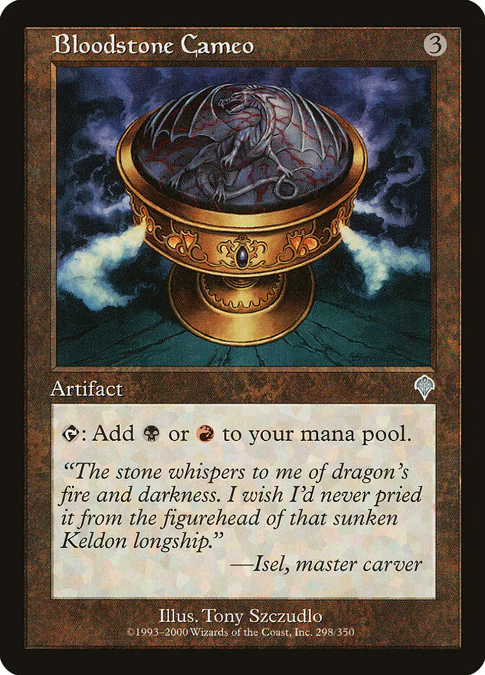 Bloodstone Cameo (Retro Frame) 1