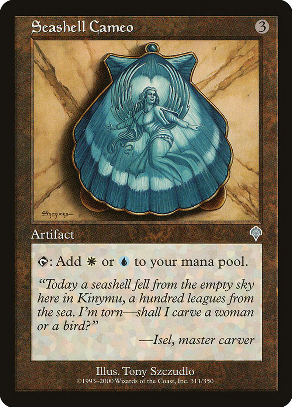 Seashell Cameo (Retro Frame) 1