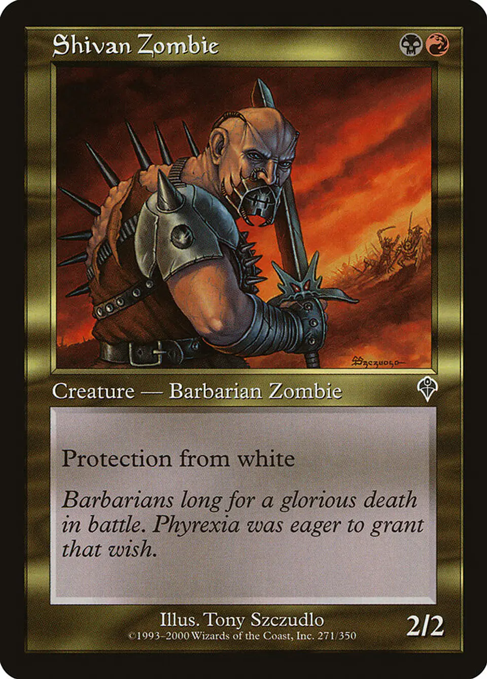 Shivan Zombie (Retro Frame) 1